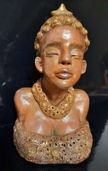 Sculpture titled "OrOr" by Mc Boucault (MCB), Original Artwork, Terra cotta