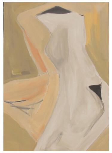 Schilderij getiteld "L'INTIMITÉ À DEUX" door Laboratoryart, Origineel Kunstwerk, Acryl