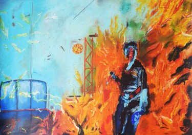 绘画 标题为“ARSON” 由Sonia Maffioli, 原创艺术品, 粉彩