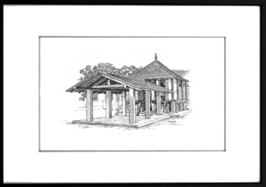 Walking Through History 绘画 标题为“Walking Through His…” 由Pulasthi Ediriweera, 原创艺术品, 石墨