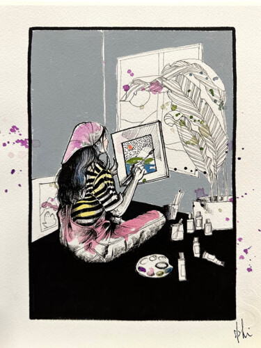绘画 标题为“Painting” 由Sara Paglia, 原创艺术品, 标记