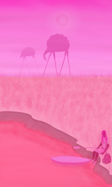 数字艺术 标题为“Pink Vision” 由Andrey Elenev, 原创艺术品, 数字油画