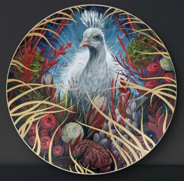 Peinture intitulée "Nancy" par Natalia Synegina, Œuvre d'art originale, Huile