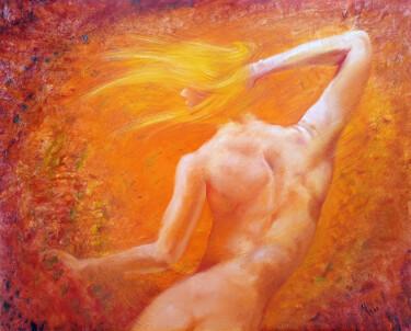 Pittura intitolato "🎨 Volte-face 🎨 Abou…" da Isabel Mahe, Opera d'arte originale, Olio
