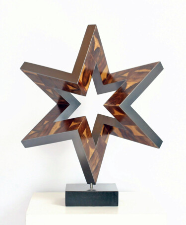 Sculpture intitulée "Introstella" par Nikolaus Weiler, Œuvre d'art originale, Métaux