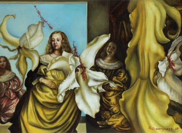 Variations in the Baroque style 绘画 标题为“Variations in the B…” 由Marina Podgaevskaya, 原创艺术品, 油