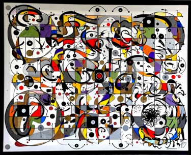 Painting titled "VS1314" by Jean Marie Wisselmann, Original Artwork, Acrylic Mounted on Wood Stretcher frame