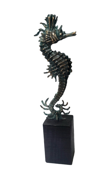 雕塑 标题为“sea horse sculpture” 由Helene Stanton, 原创艺术品, 青铜
