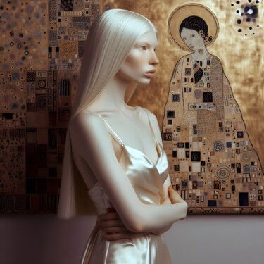 数字艺术 标题为“Ethereal Circuitry” 由Kristina Maliuta, 原创艺术品, AI生成的图像