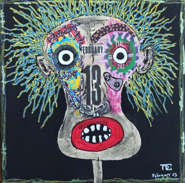 Peinture intitulée "February13." par Pierre Soufflet, Œuvre d'art originale, Acrylique Monté sur Châssis en bois
