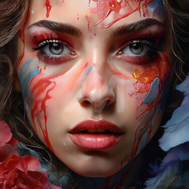 数字艺术 标题为“Make UP original” 由Caprice, 原创艺术品, AI生成的图像