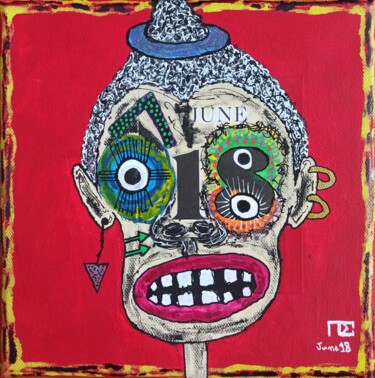 Peinture intitulée "June18." par Pierre Soufflet, Œuvre d'art originale, Acrylique Monté sur Châssis en bois
