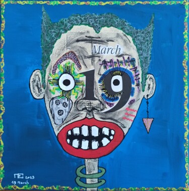 Peinture intitulée "March19." par Pierre Soufflet, Œuvre d'art originale, Acrylique Monté sur Châssis en bois