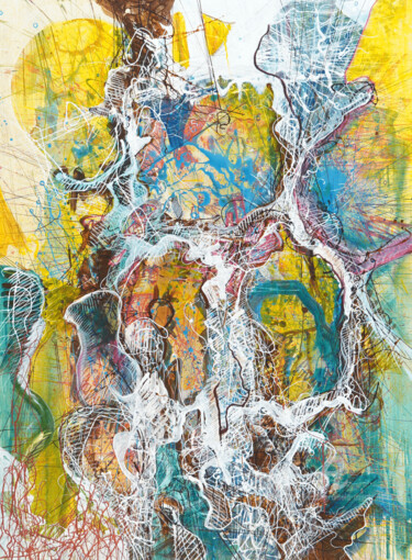 绘画 标题为“Untitled” 由Arnold August Nobis, 原创艺术品, 丙烯