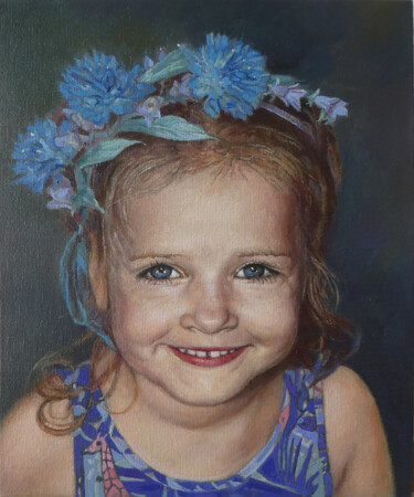 Peinture intitulée "Portrait1" par Andrey Maysky, Œuvre d'art originale, Huile