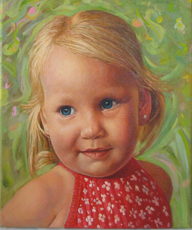 绘画 标题为“Portrait3” 由Andrey Maysky, 原创艺术品, 油