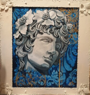 Painting titled "Dyonisos, 2023 Pein…" by Alexandre Ligero, Original Artwork, Acrylic