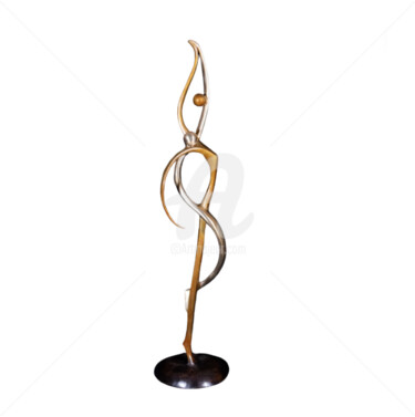 雕塑 标题为“Entrelac Couple "Am…” 由Recyclage Design - Réanimateur D'Objets , 原创艺术品, 青铜