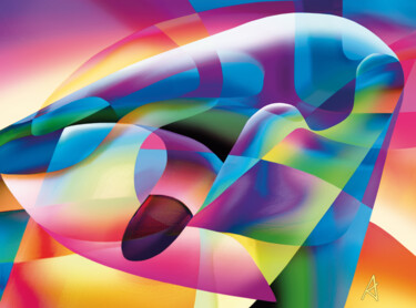 Digitale Kunst mit dem Titel "2768" von Jean Jacques Apertet, Original-Kunstwerk, Fotomontage