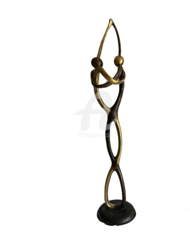 Sculpture intitulée "Bronze Entrelac bou…" par Recyclage Design - Réanimateur D'Objets , Œuvre d'art originale, Bronze