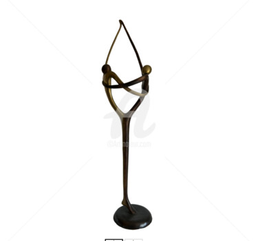 Sculpture intitulée "Bronze Entrelacs br…" par Recyclage Design - Réanimateur D'Objets , Œuvre d'art originale, Bronze