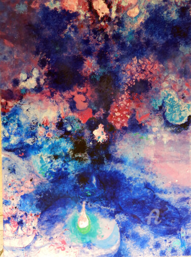 绘画 标题为“Cosmos” 由Premo Peña, 原创艺术品, 油