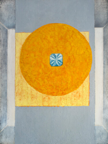 Painting titled "Untitled 174" by Oto Macek, Original Artwork, Acrylic Mounted on Wood Stretcher frame