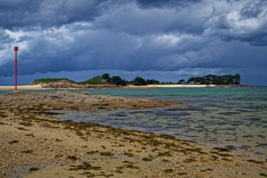 "Carantec, balise ro…" başlıklı Fotoğraf Thierry Martin tarafından, Orijinal sanat, Dijital Fotoğrafçılık