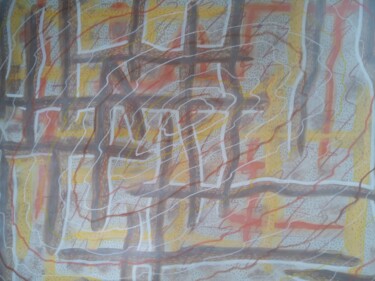 Peinture intitulée "BRUME ET NEIGE" par Henri Philippe Aumaitre, Œuvre d'art originale, Acrylique Monté sur Châssis en bois