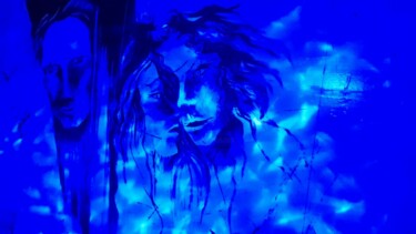 Arte digitale intitolato "L'INTRUSO" da Stefiart, Opera d'arte originale, Smalto