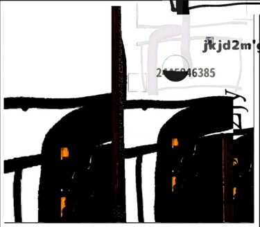 数字艺术 标题为“2つの窓₋概念図” 由Nobuaki Nakamura, 原创艺术品, 数字油画