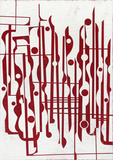 Patternstory 8. Painting titled "Patternstory 8." by Petr Strnad, Original Artwork, Acrylic