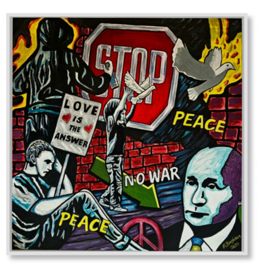 绘画 标题为“Peace” 由Ralf Berghaus, 原创艺术品, 油