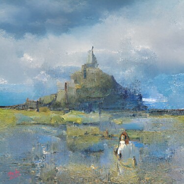 "THE MARSHES OF MONT…" başlıklı Tablo Christian Bucher tarafından, Orijinal sanat, Akrilik Ahşap Sedye çerçevesi üzerine mon…