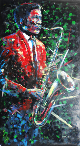 "Jazz Evergreens" başlıklı Tablo Mbongeni tarafından, Orijinal sanat, Akrilik