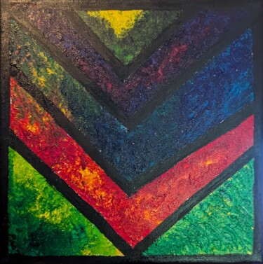 제목이 "Feelings en couleur"인 미술작품 Congchuapao로, 원작, 아크릴 나무 들것 프레임에 장착됨