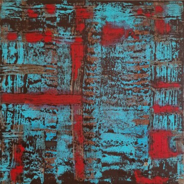 Painting titled "A Quiet Harbor" by Anastasiia Doro, Original Artwork, Acrylic Mounted on Wood Stretcher frame