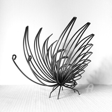 Sculpture intitulée "The Butterfly - Sou…" par Albert Dura, Œuvre d'art originale, Métaux