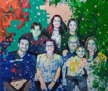 绘画 标题为“Painting acrylic fa…” 由Rodrigo Mariano Da Silva Barbosa, 原创艺术品, 丙烯 安装在木质担架架上