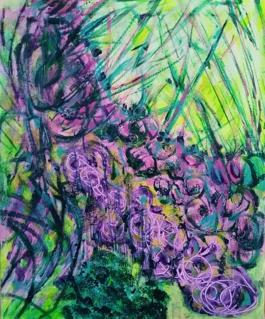 Painting titled "Sérotonine" by Silvia Inés Larrañaga (Silvia Inés Larr), Original Artwork, Acrylic