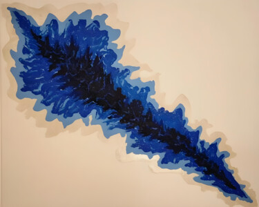 Painting titled "Fossile" by X_píró, Original Artwork, Resin