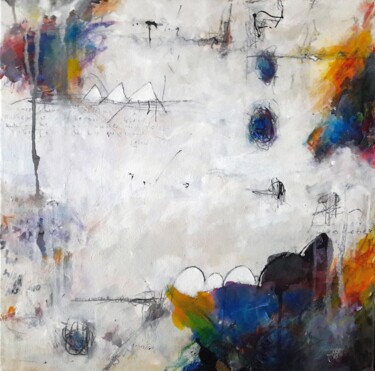 Malerei mit dem Titel "From my soul to the…" von Hubertus Brunstering, Original-Kunstwerk, Acryl