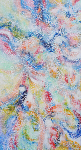 绘画 标题为“Dots and Circles No…” 由Misako Chida, 原创艺术品, 丙烯