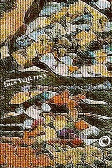 数字艺术 标题为“1/1 Les tortues ser…” 由Swedy, 原创艺术品, 数字油画