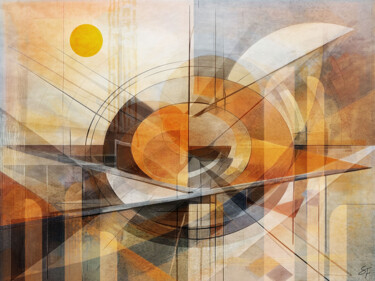 Digitale Kunst mit dem Titel "Man with a Movie Ca…" von Stefan Fuchs, Original-Kunstwerk, Digitale Malerei