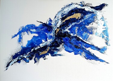 Peinture intitulée "le tumulte" par Pascal Douffet, Œuvre d'art originale, Acrylique