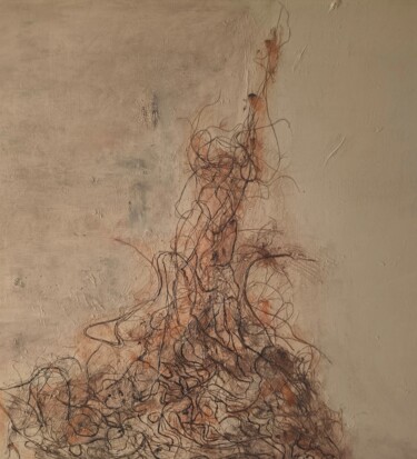 Peinture intitulée "Vulnérabilité" par Silvia Inés Larrañaga (Silvia Inés Larr), Œuvre d'art originale, Acrylique Monté sur…
