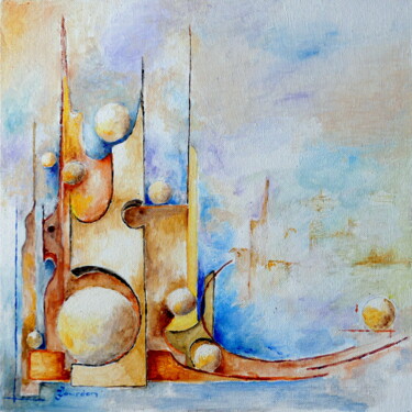 Peinture intitulée "errance (2)" par Jean Jourdan, Œuvre d'art originale, Acrylique