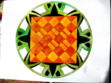 Dessin intitulée "Imagination" par Aélys, Œuvre d'art originale, Aquarelle