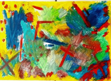 Peinture intitulée "Même si tout est co…" par Seny Jasna, Œuvre d'art originale, Huile